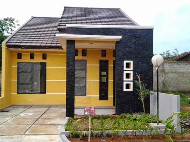 Desain rumah minimalis modern 1 lantai type 45