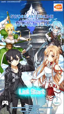 أخر إصدار لعبة SWORD ART ONLINE Memory Defrag APK لهاتف الاندرويد و الايفون