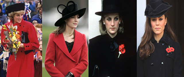 Kate Middleton vs Diana de Gales