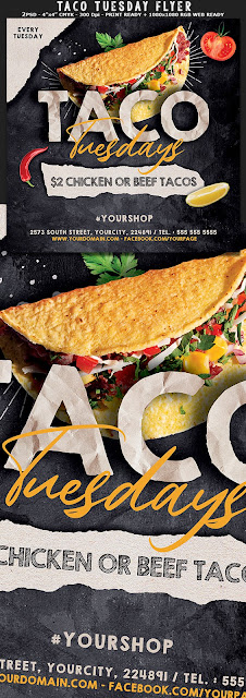  Taco Tuesday Flyer Template