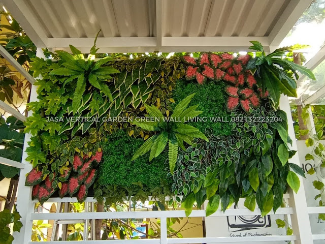 ARTIFICIAL PLANT/ARTIFICIAL FLOWER/VERTICAL GARDEN SINTETIS JASA PEMBUATAN VERTICAL GARDEN SINTETIS DI TANGERANG