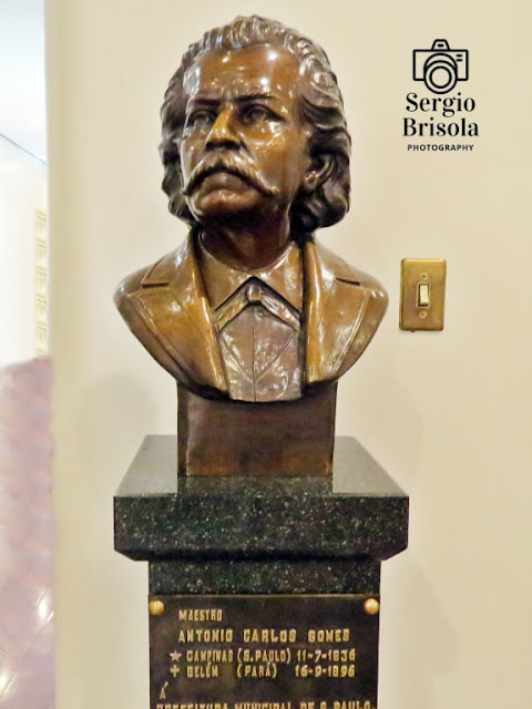 Busto de Carlos Gomes do Theatro Municipal de São Paulo
