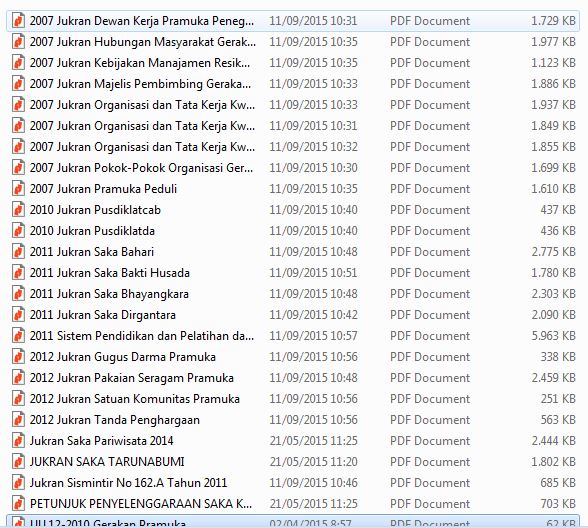  dokumen penting yang harus dimiliki dan dipahami oleh pengurus Pramuka Sekolah sebagai pe Download Dokumen - dokumen Penting Pedoman Gerakan Pramuka Sekolah