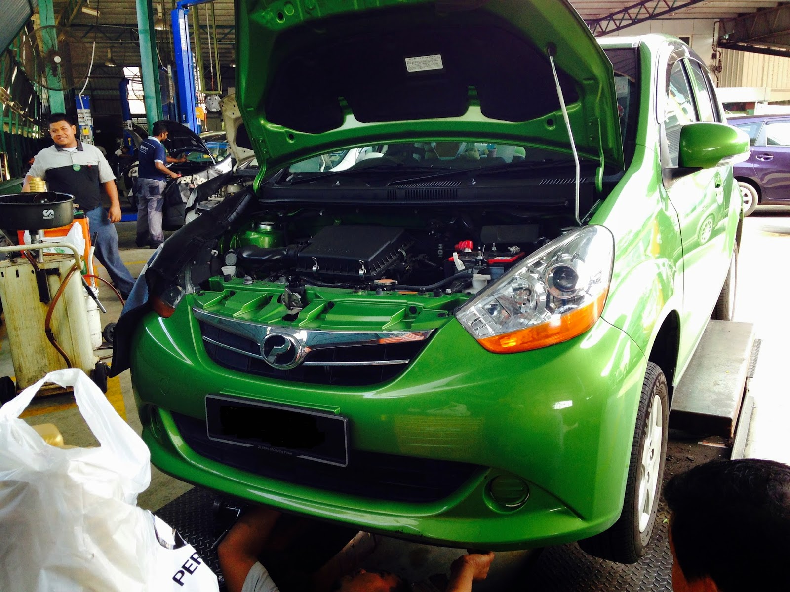 Bila Jari Mula Menaip : Perodua Servis Center, Tampin