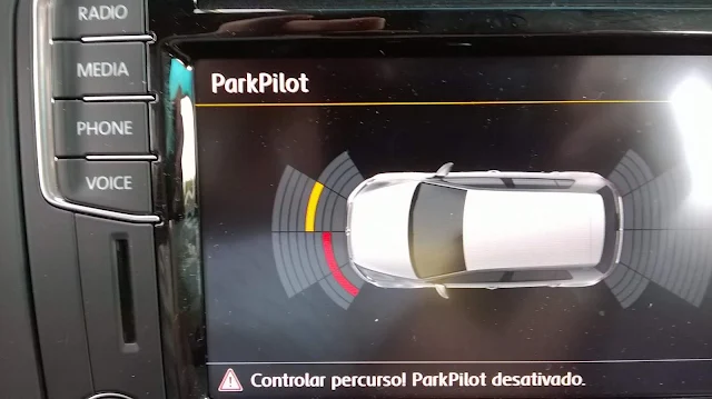 VW Fox 2016 - sensor de estacionamento