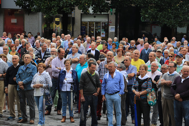 protesta pensionistas en Barakaldo