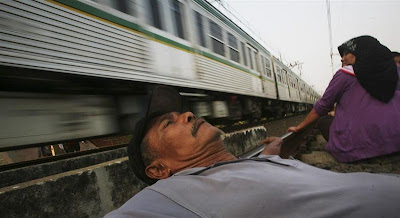 Railway Therapy Practiced in Indonesia Seen On www.coolpicturegallery.us