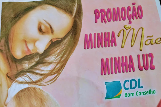 GANHADORES DA PROMOÇÃO MINHA MÃE MINHA LUZ  PROMOVIDA PELA CDL DE BOM CONSELHO