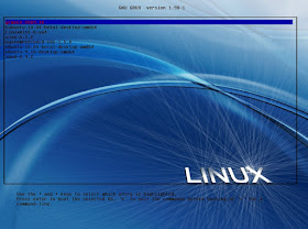 Splash screen from Grub