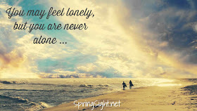 You may feel lonely, but you are never alone... SpringSight.net