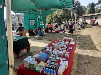 A medical camp was organised atHnahlan Village yesterday by Assam Rifles, around 120 locals were benefited with the same.