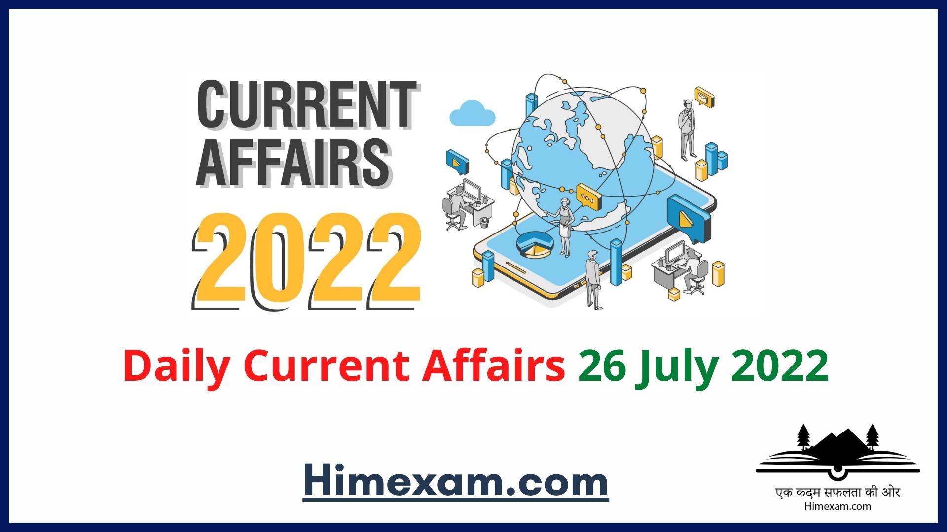 Daily Current Affairs 26 July  2022