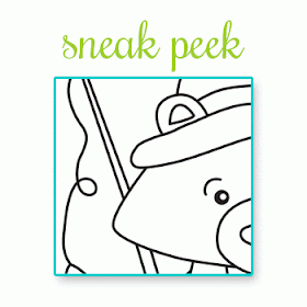 Newton's Nook Designs - Sneak Peek 4 - Fishing Bear