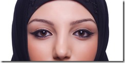 Muslim young woman wearing hijab on white; Shutterstock ID 142013134; PO: aol; Job: production; Client: drone