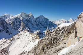 Route between Camp 1 and Camp 2 on Ama Dablam