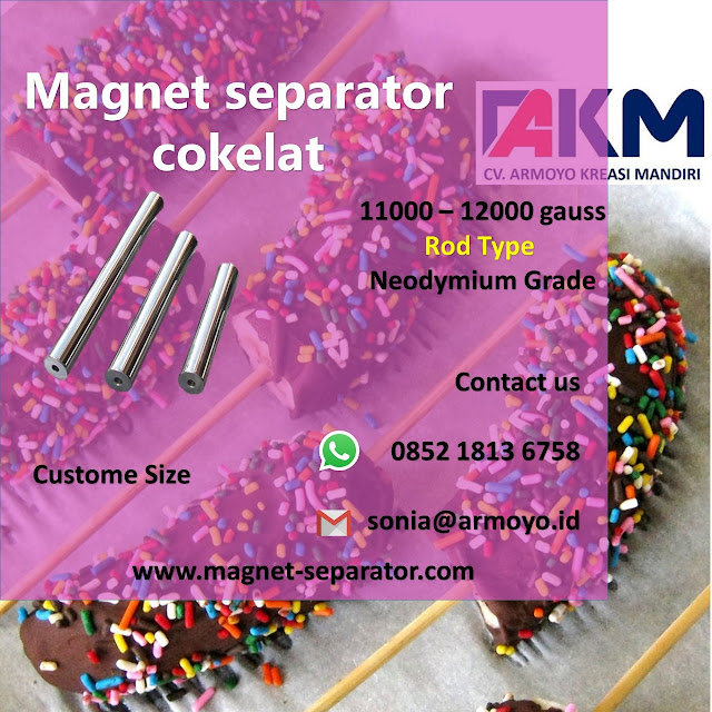 magnet separator cokelat