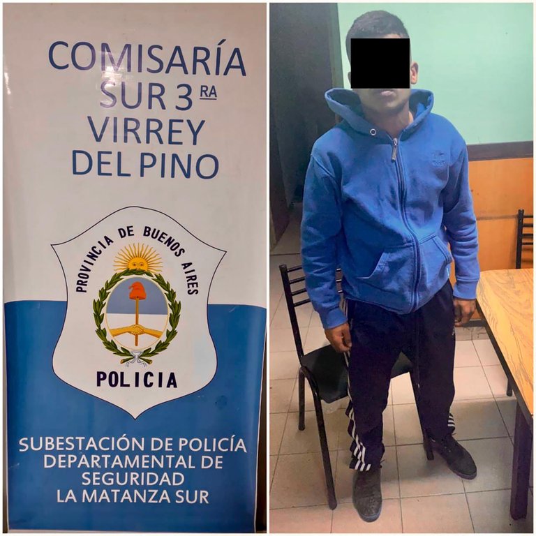 Dos motochorros mataron de un tiro en la cara a un hombre para robarle en Virrey del Pino detuvieron a un menor y buscan a su cómplice