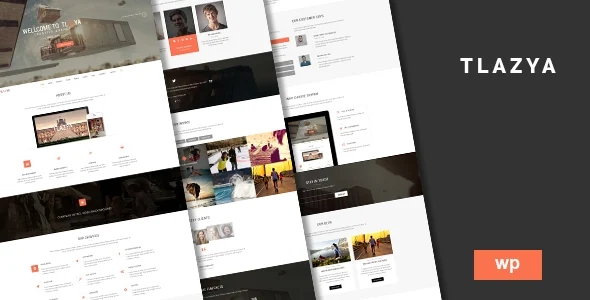 download Tlazya - Creative OnePage Parallax WordPress Theme