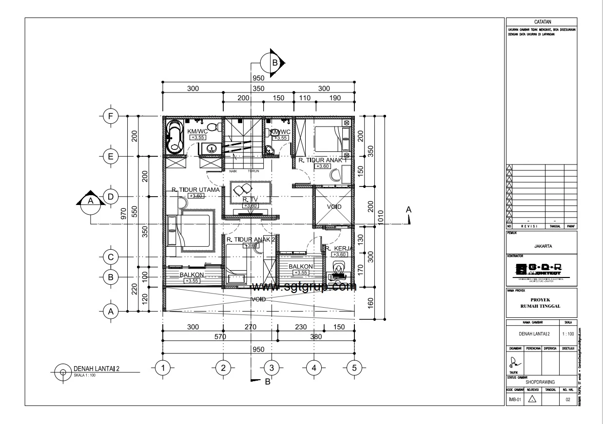 Jasa Desain Rumah Bpk S di Jakarta