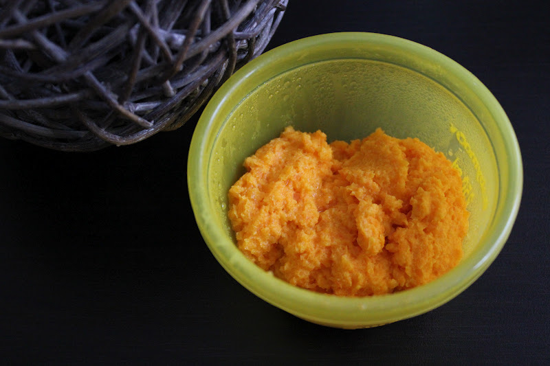 Puree Carottes Potiron Au Kiri Pour Bebe Au Thermomix Des 6 Mois Papilles On Off