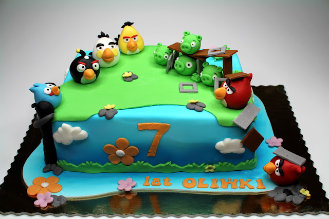 Angry Birds Birthday Cake London