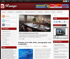 Range Blogger Template