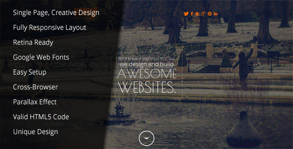 Venus - Responsive/Parallax/Retina Ready Template - ThemeForest Item for Sale