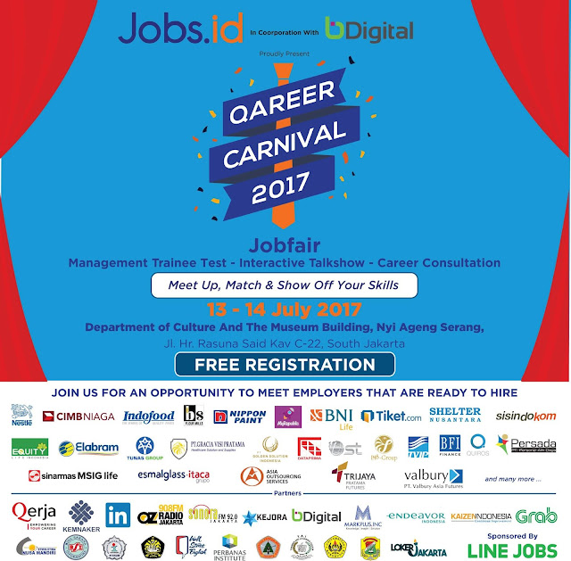 Qareer Carnival 2017, Wadahnya Para Pencari Kerja