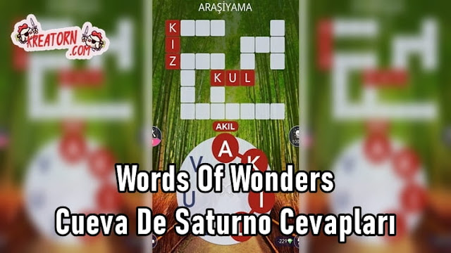 Words Of Wonders Cueva De Saturno Cevapları