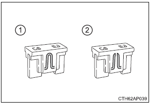 Type A Fuse - Normal Fuse , Blown Fuse