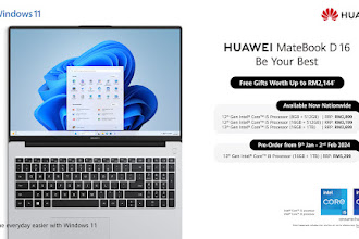 HUAWEI MATEBOOK D 16 IS NOW AVAILABLE NATIONWIDE ACROSS ALL  STORES AND ONLINE PLATFORMS