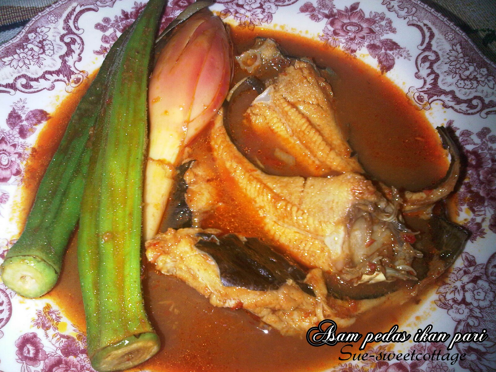 Jom masak: Asam Pedas Ikan Pari (versi Johor)