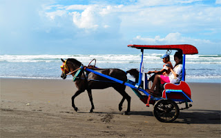 Bendi di Pantai Prangtritis