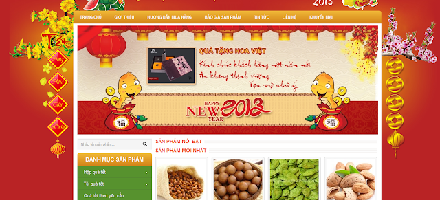 Share full code shop bán quà tết Quatanghoaviet.com.vn