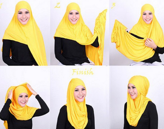 Foto Cara Memasang Hijab 2019 newhairstylesformen2014 com