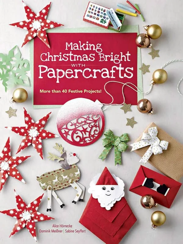 book of 40 festive Christmas paper crafts to make