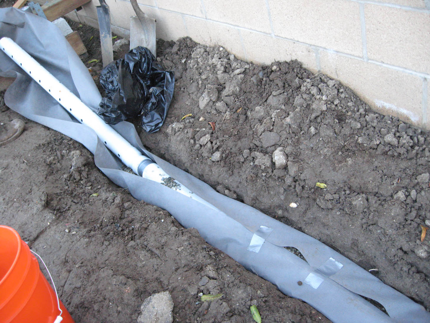 Landscaping Drainage Pipe