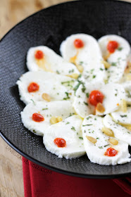 Carpaccio Mozzarella di Bufala Noisette Poivron 