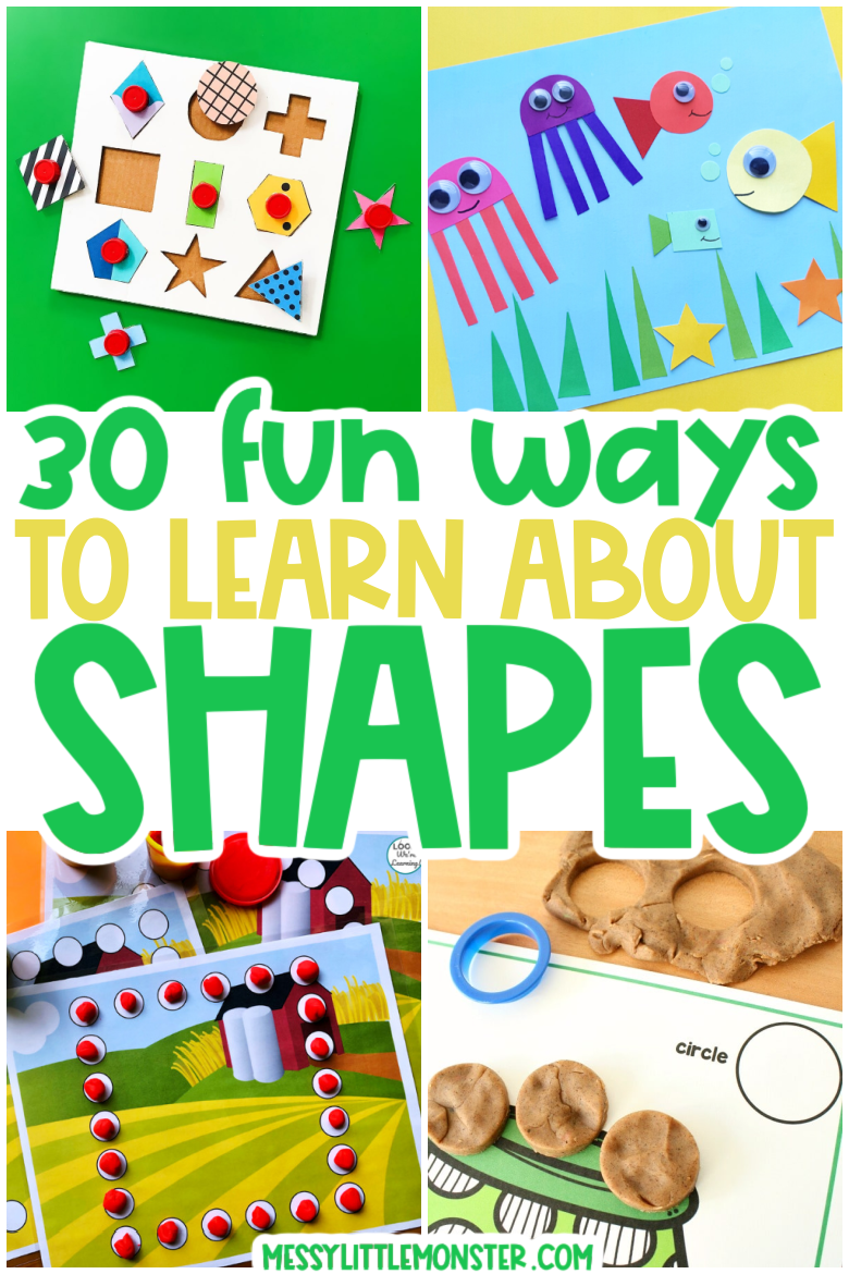 Shape activities for toddlers and preschoolers