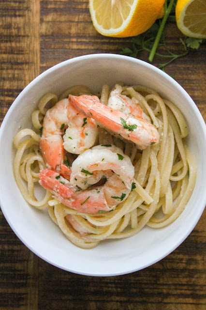 Shrimp Scampi with Linguine | The Chef Next Door