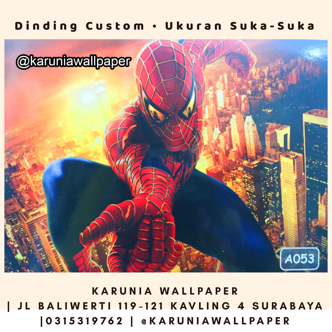 jual wallpaper superhero spiderman