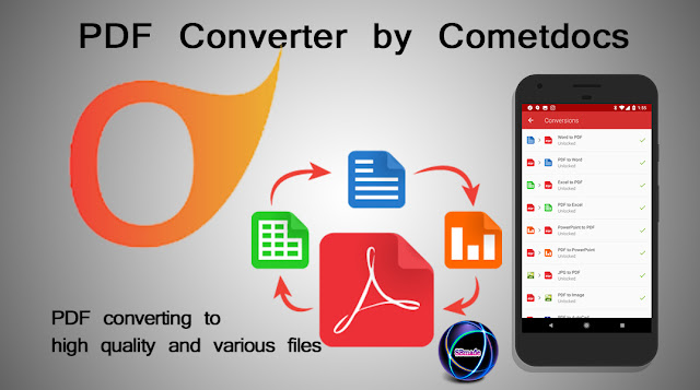 PDF Converter by Cometdocs - PDF converting to high quality and various files