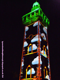 Light show on the Carillon Loughborough