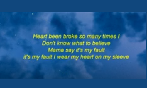 Heart Been Broke So Many Times Lyrics- Watch lyrics video