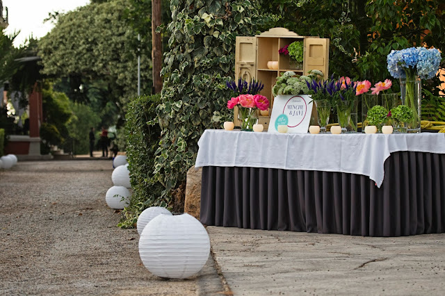 Decoración boda Valencia Bienvenida invitados