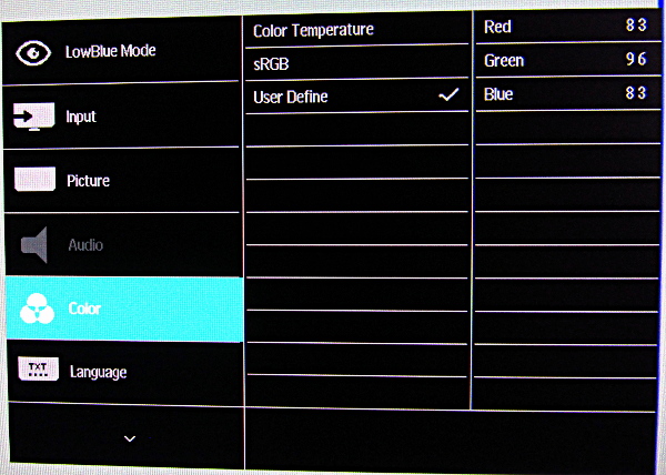 Phillips 22" Monitor Settings - 1