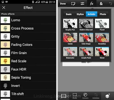Photo effect Picsay Pro dan PS Touch