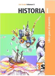 Libro de Telesecundaria Historia I Segundo grado Volumen II Libro para el Maestro 2016-2017