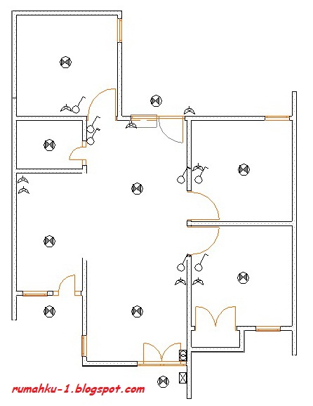 gambar instalasi listrik rumah manual