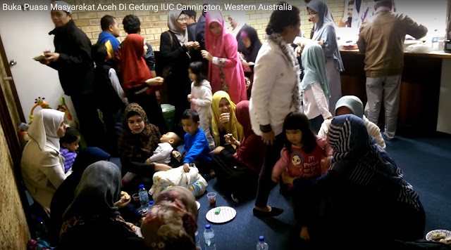 Acara Buka Puasa Masyarakat Aceh Di Gedung IUC Cannington, Western Australia